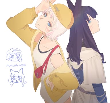 Matcha Neko, illustrated by Litan Bellveil @Aegis